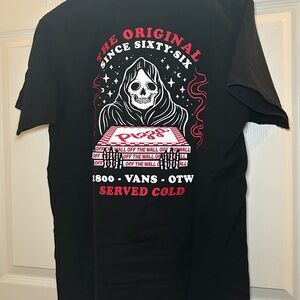 Vans Black Short Sleeve Tee Classic Crew Neck